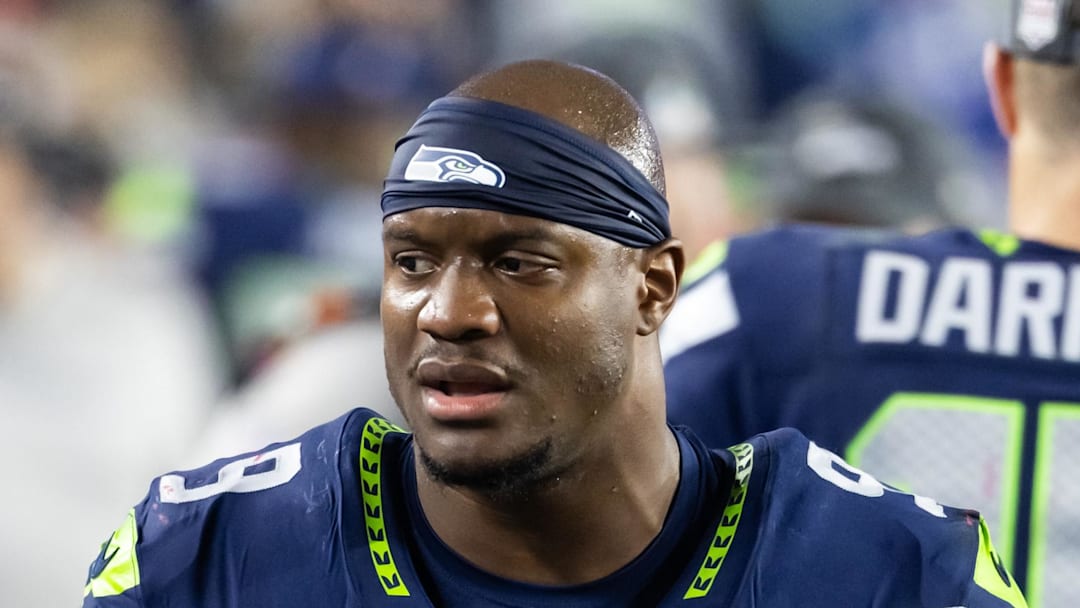 Seattle Seahawks running back Kenneth Walker III during Super Bowl LX