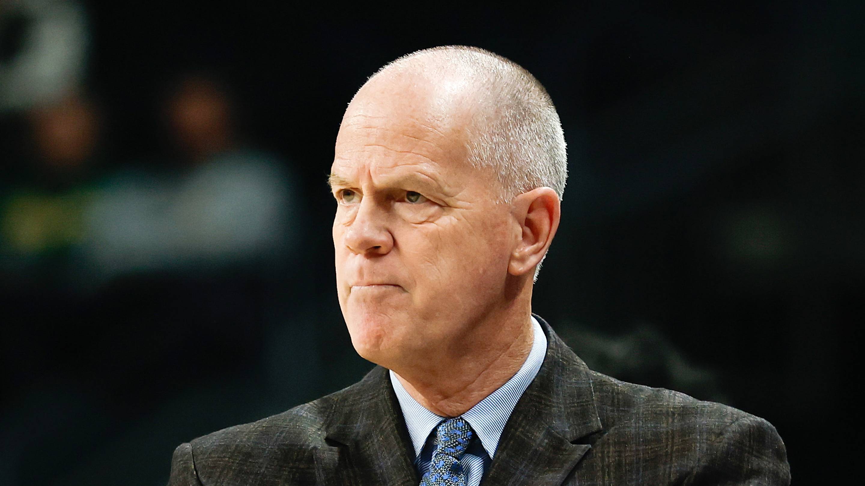 Feb 4, 2026; Waco, Texas, USA; Colorado Buffaloes head coach Tad Boyle reacts on the sideline during the first half against the Baylor Bears at Paul and Alejandra Foster Pavilion. | IMAGN IMAGES via Reuters Connect