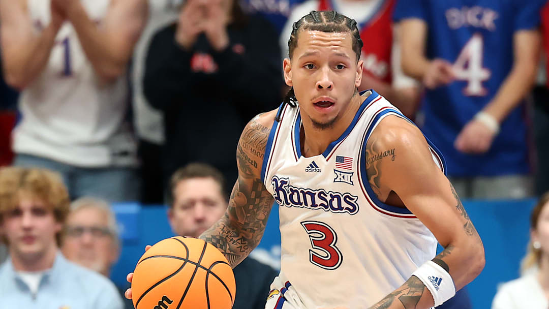 Kansas basketball player Tre White