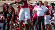 Indiana Head Coach Curt Cignetti during the Indiana versus Charlotte football game at Memorial Stadium on Saturday, Sept. 21, 2024.