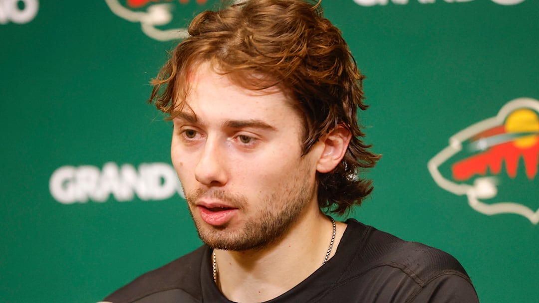 After his debut following a blockbuster trade, Quinn Hughes addressed his potential future with the Minnesota Wild.