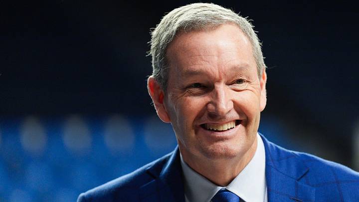 Outgoing Kentucky Athletic Director Mitch Barnhart was honored at his retirement ceremony at the Historic Memorial Coliseum in Lexington, Kentucky. Barnhart became UK's AD in 2002. March 6, 2026.