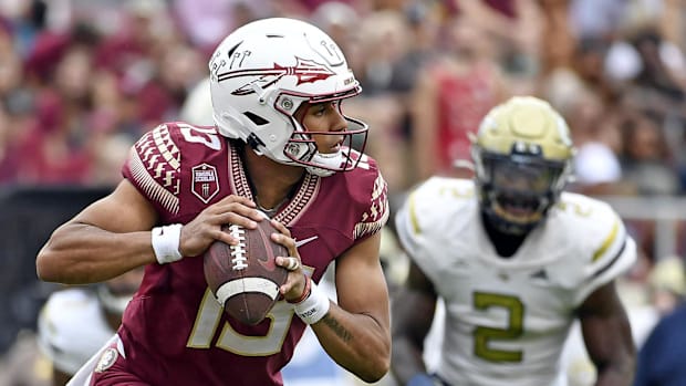 Florida State Seminoles quarterback Jordan Travis