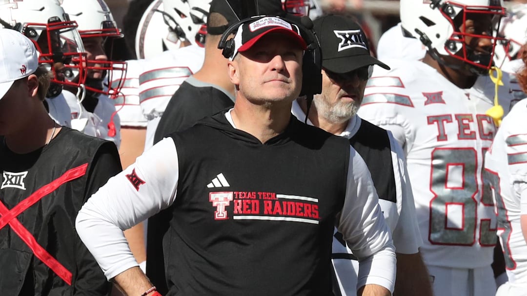 Texas Tech Red Raiders head coach Joey McGuire