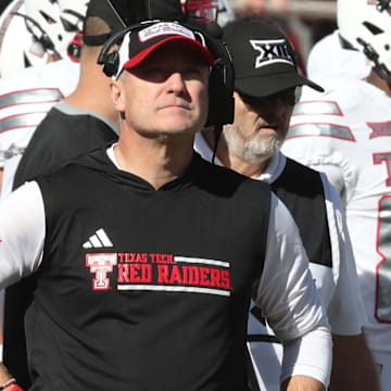 Texas Tech Red Raiders head coach Joey McGuire