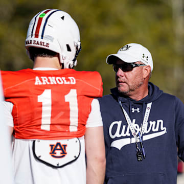 If EA Sports is right, Jackson Arnold doesn't make much of a difference for Hugh Freeze and the Auburn Tigers in 2025.