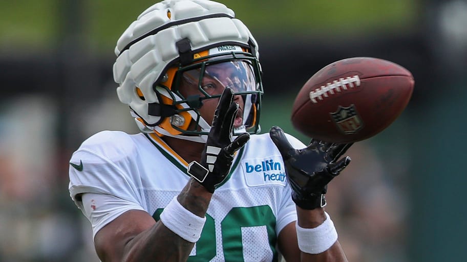 Packers wide receiver Bo Melton is primarily focusing on a new position, cornerback, in 2025. | Tork Mason / USA Today NETWORK-Wisconsin / USA TODAY NETWORK via Imagn Images