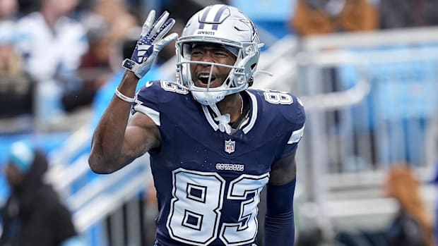 Dallas Cowboys receiver Jalen Brooks.