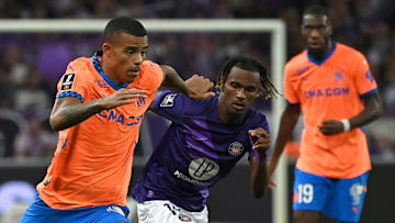 M. Greenwood au duel avec Y. Gboho - Ligue 1