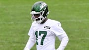New York Jets cornerback Kris Boyd (17) is in critical condition after being shot early Sunday morning in New York City.