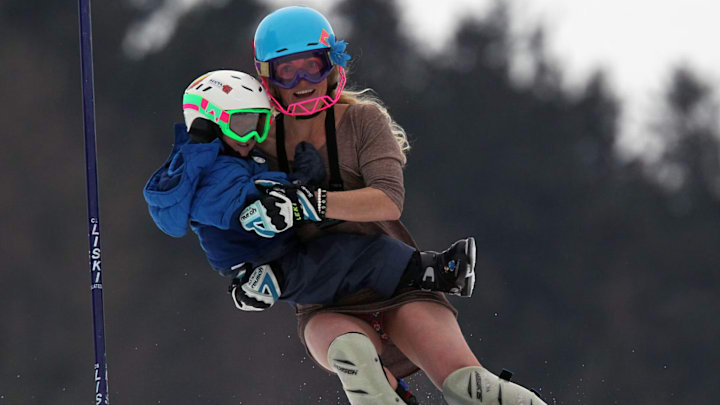 Sarah Schleper y su hijo  Lasse Gaxiola.