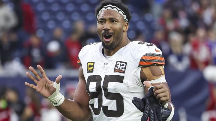 Cleveland Browns defensive end Myles Garrett makes the team a top defense to target in 2024 fantasy football.