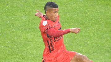Cristian Barrios viene de hacer un doblete contra Independiente Medellín en la Liga Betplay Dimayor.