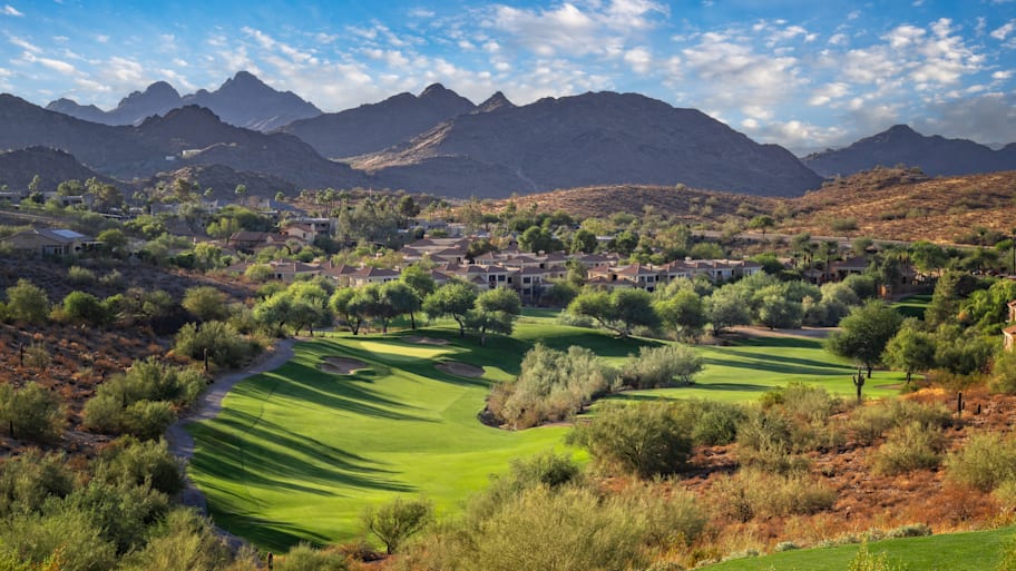 The 10th hole at Lookout Mountain.