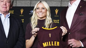 New Arizona State women's basketball head coach Molly Miller meets the media at her introductory press conference. 