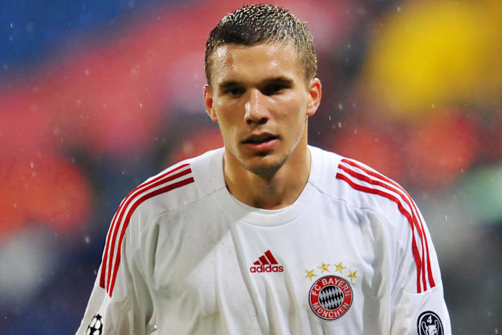 Lukas Podolski im Trikot des FC Bayern