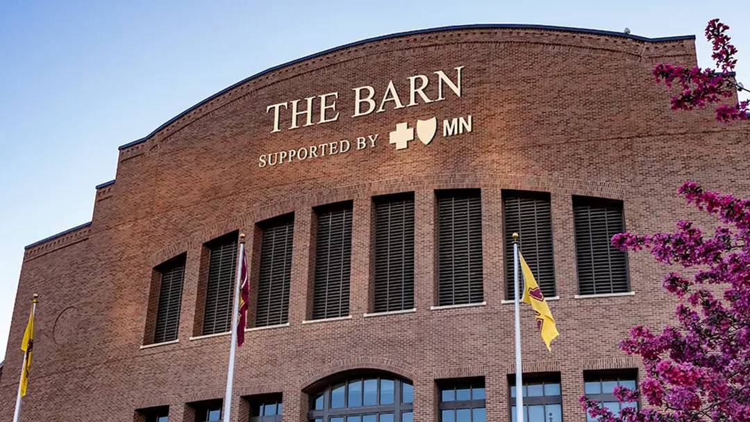 The new look on the exterior of "The Barn." The new look on the exterior of "The Barn."