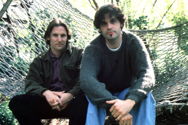 Dan Myrick and Eduardo Sanchez, co-writers, co-directors and co-editors of ‘The Blair Witch Project.’