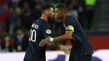 Kylian Mbappé et Lionel Messi