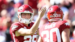 Razorbacks kicker Cam Little