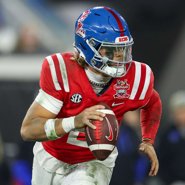 Former Ole Miss quarterback Jaxson Dart