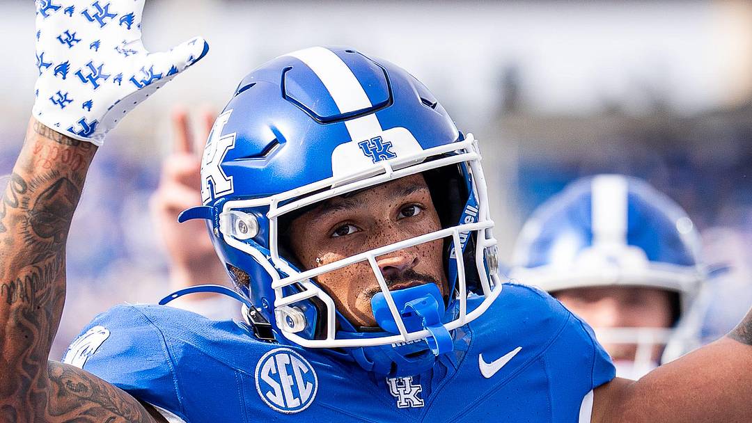 New Indianapolis Colts running back Seth McGowan celebrates