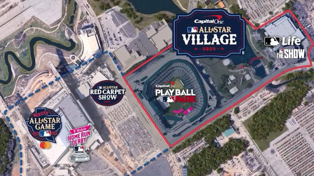 Here's a map of the layout of All-Star Village and other site for All-Star Week scheduled for Arlington July 12-16.