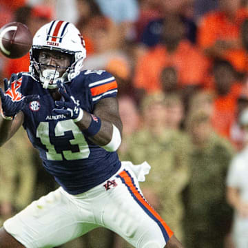 Auburn Tigers tight end Rivaldo Fairweather is using his experience to help a young Tigers team.