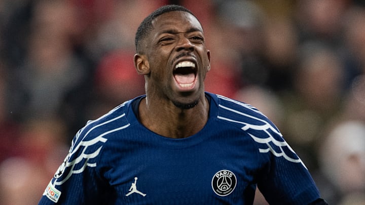 Ousmane Dembélé face à Liverpool en huitièmes de finale retour de Ligue des Champions Ousmane Dembélé face à Liverpool en huitièmes de finale retour de Ligue des Champions