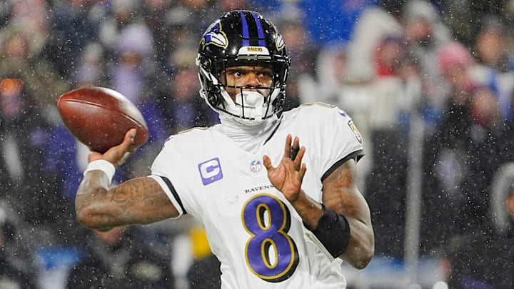 Ravens QB Lamar Jackson scored the most fantasy points of any player at his position in a single season in 2024. Ravens QB Lamar Jackson scored the most fantasy points of any player at his position in a single season in 2024.