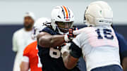 The Auburn Tigers are counting on a huge upgrade at left tackle in the form of Virginia Tech transfer Xavier Chaplin.