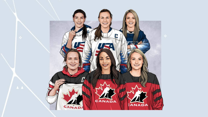 For the first time ever, IIHF Women’s National Team members can play alongside men in the same HUT squad in NHL 23.
