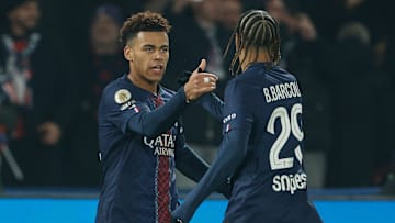 Désiré Doué retrouve ses anciens partenaires du Stade Rennais avec Bradley Barcola et le PSG 