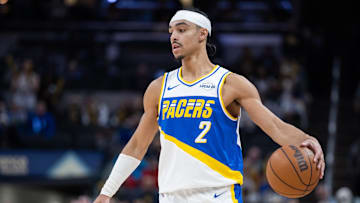 The Indiana Pacers and guard Andrew Nembhard are favored on Monday.