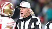 Feb 2, 2020; Miami Gardens, Florida, USA; NFL referee Bill Vinovich during Super Bowl LIV between the San Francisco 49ers against the Kansas City Chiefs at Hard Rock Stadium. Mandatory Credit: Mark J. Rebilas-Imagn Images