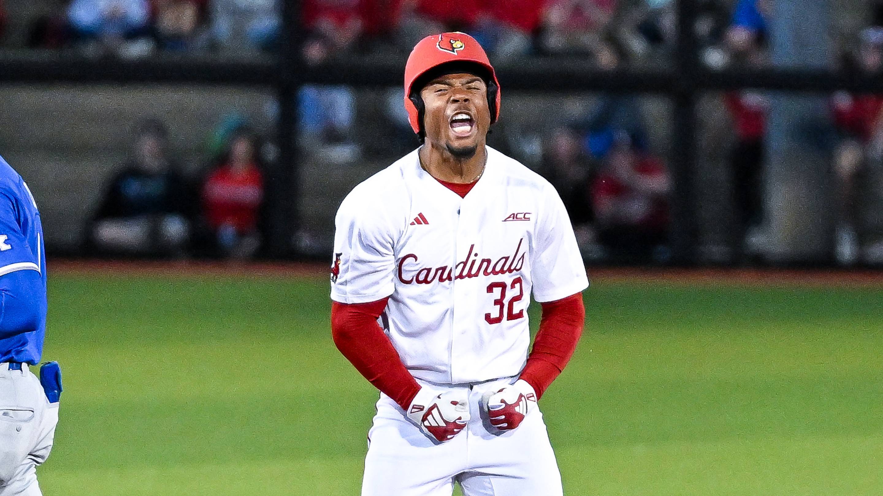 Louisville baseball outfielder Zion Rose (32)