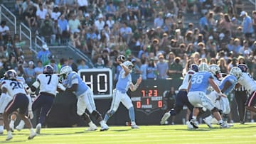 Tulane quarterback Jake Retzlaff passes against Florida Atlantic