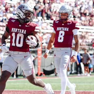 Montana running back Eli Gillman (10)