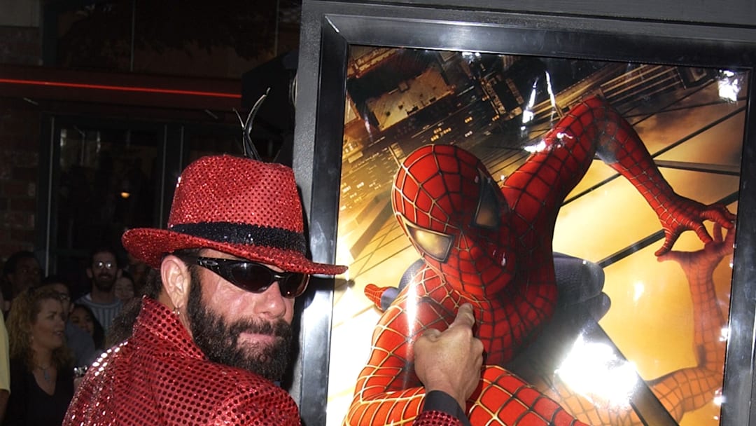 Macho Man Randy Savage at the Spider-Man Premiere.