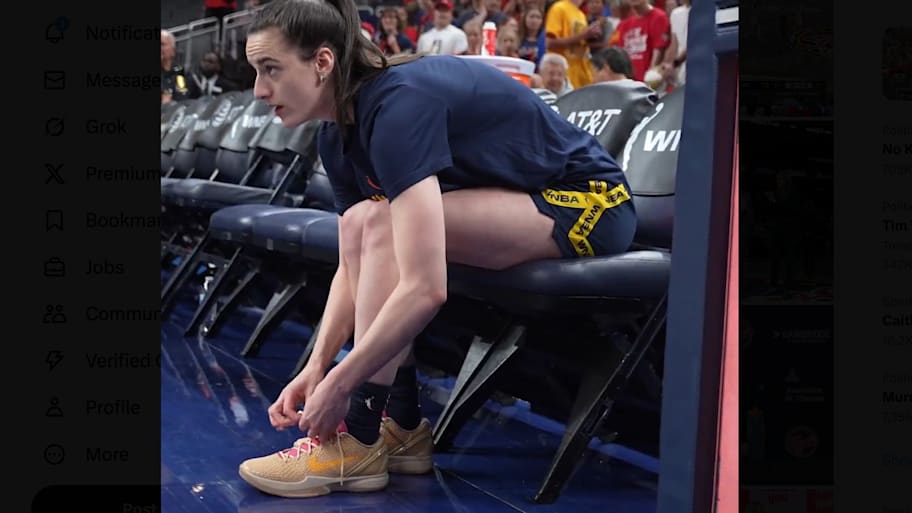 Caitlin Clark made her return from injury on Saturday. | @IndianaFever on X (formerly Twitter)