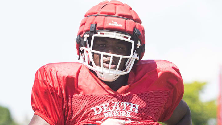 James Johnson, a defensive lineman for the North Fort Myers High School, has flipped his college commitment from Georgia to Texas