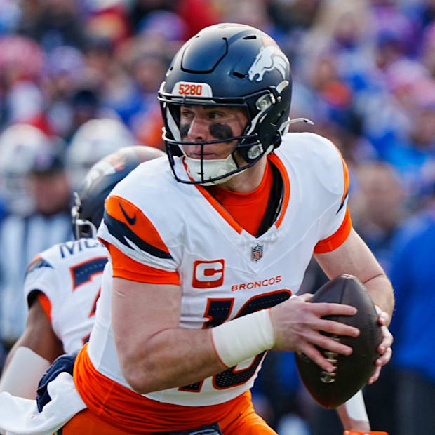 Denver Broncos quarterback Bo Nix