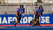 Boise State Broncos linebacker Marco Notarainni (53).