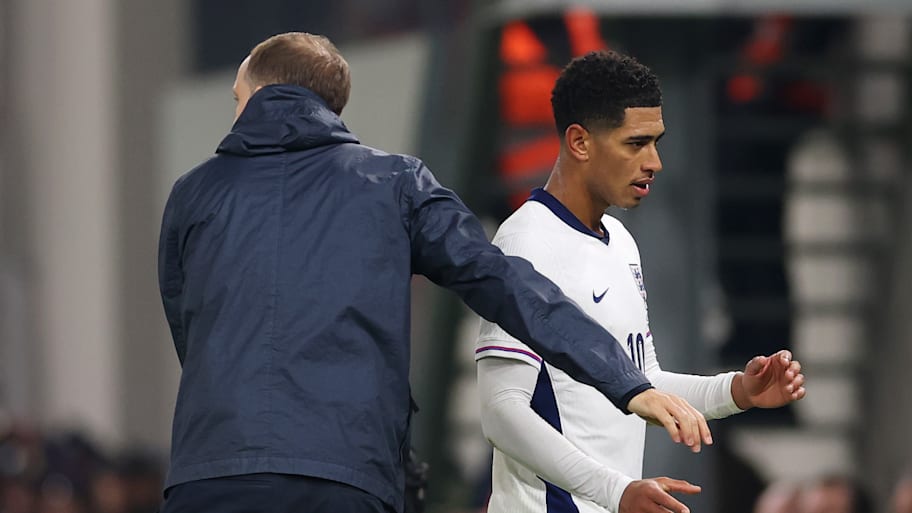 Thomas Tuchel (left) and Jude Bellingham.