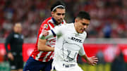 Ricardo Marín de Chivas y Ricardo Galindo de Pumas en el C2024