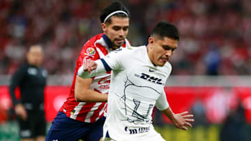 Ricardo Marín de Chivas y Ricardo Galindo de Pumas en el C2024