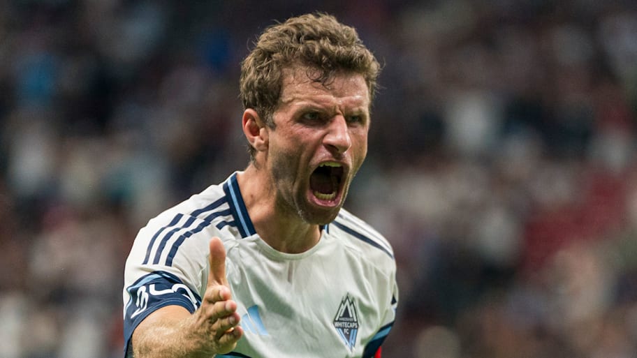 Thomas Muller scored his first goal for the Vancouver Whitecaps against a longtime Bundesliga foe. | Rich Lam/Getty Images