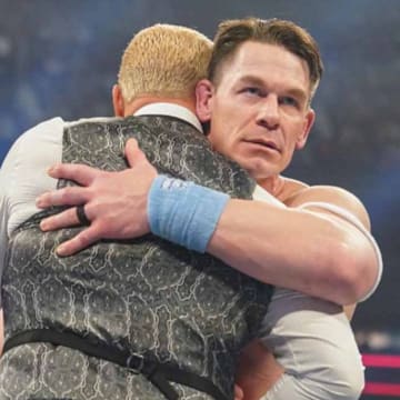 John Cena turned on Cody Rhodes at WWE Elimination Chamber.
