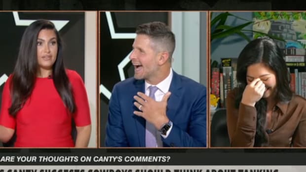 Molly Qerim, Dan Orlovsky and Mina Kimes