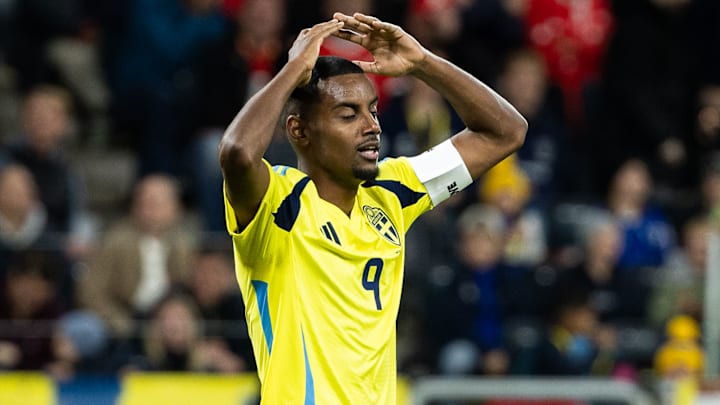 Alexander Isak missed a glut of good chances on Monday evening. Alexander Isak missed a glut of good chances on Monday evening.